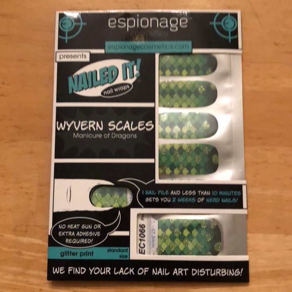 Espionage Cosmetics Nail Wrap Wyvern Scales - Picture 1 of 3